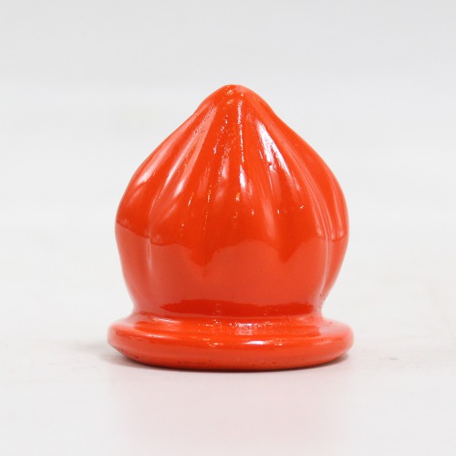 Lord Ganpati Modak Design Idol For Car Dashboard Home & Office - Small Red And Orange | Spiritual | Ganesha Murti