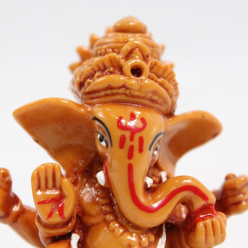 Brown Colour Ganesha Ganpati Idol For Car Dashboard Home & Office | Spiritual | Ganesha Murti | Car Dashboard