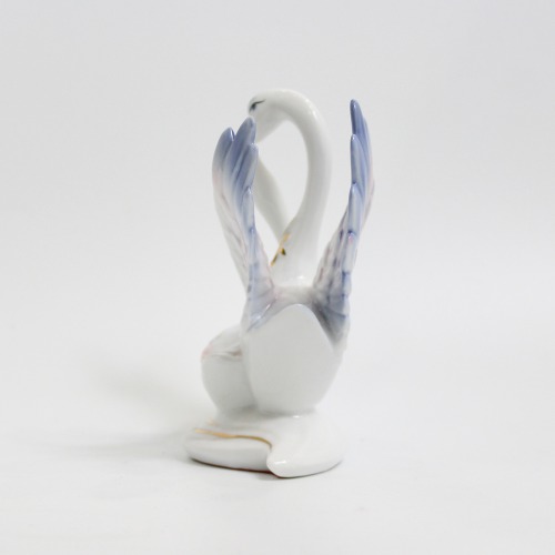 Love Birds Swan Set Pair Of Kissing Duck Ceramic Statue | Love for Romantic | Decor Your Home | Office