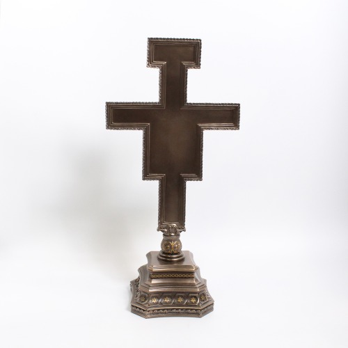 Bronze Lord Jesus Christ On Cross Idol Crucifix Cross with Statue Christian Cross | Christ Idol Statue Sculpture