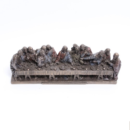 Religious Statues The Last Supper - Christian Tabletop Decoration for Home For Christmas And Festive Celebrations