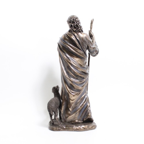 Jesus Christ With Sheep In Hands Showpiece Gift For Christmas | Christ Idol Statue Sculpture