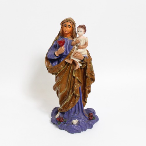 Jesus With Mother Mary Statue | Christian Statues mother Mary Catholic Wall Decorative Figurine For Home Decor