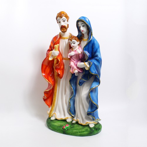 Home decor Fiber Jesus Holy Family Home Decorative Christmas Decoration Statue Showpiece Idol