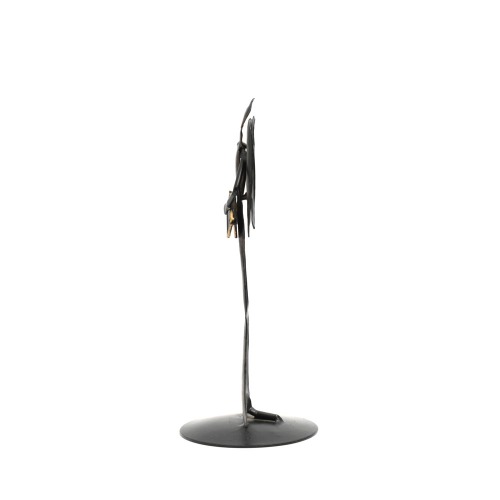 Iron Antique Musical Doll Handmade Decorative Gift Item Showpiece For Home Decor | Brown Colour