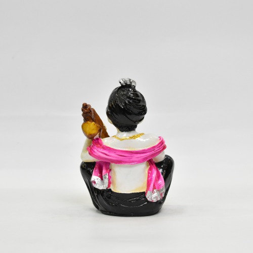 Polyresin Rajasthani Cultural Man with Sitar Statue Showpiece for Home Decor| Table Decor | Multicolour