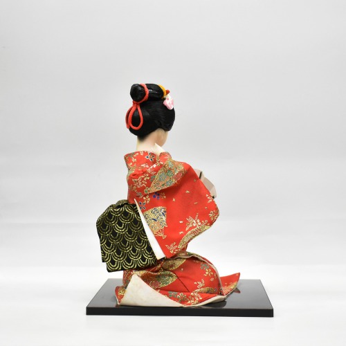 Japanese Kimono Geisha Doll Kokeshi Handicraft Home Decoration Red Clothes | Girl Desktop Ornaments