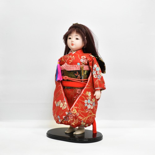 Oriental Japanese Kimono Kabuki Doll Geisha Action Figure Figurine Statue | Home Decoration Purple Red Clothes