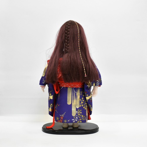 Oriental Japanese Kimono Kabuki Doll Geisha Action Figure Figurine Statue | Home Decoration Purple Red Clothes