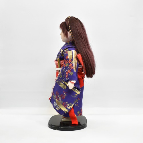 Oriental Japanese Kimono Kabuki Doll Geisha Action Figure Figurine Statue | Home Decoration Purple Red Clothes