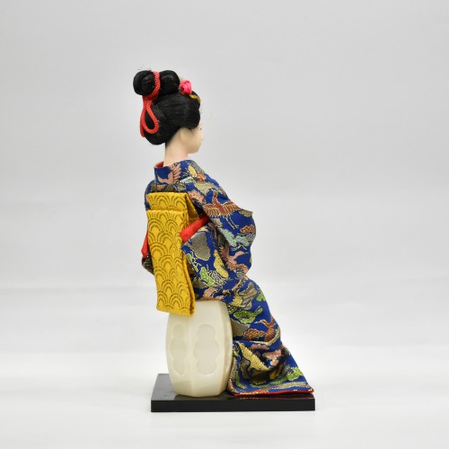 Japanese Kimono Geisha Doll Kokeshi Handicraft Home Decoration Multicolour Clothes