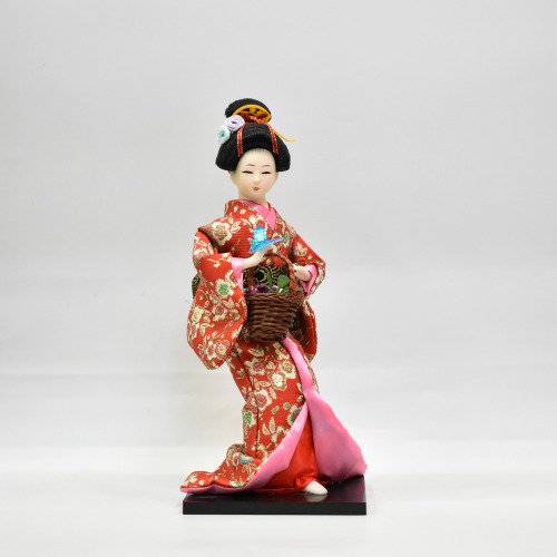 Japanese Geisha Dolls Kimono Ladies Dolls With Basket Ornaments Ornaments Home Decor | Home Decoration