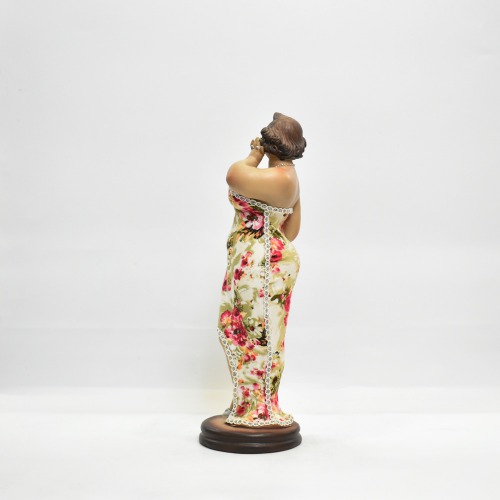 Fat Woman Figure Statue Lady Figurine Sculpture Resin Desktop Decor Stand | Resin Elegant Fat Lady