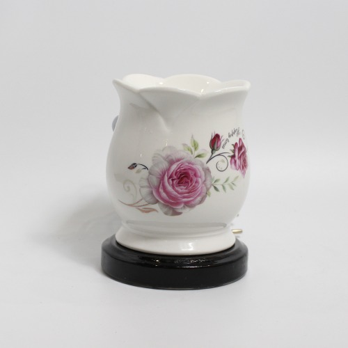 Oil Diffuser Floral Print Oil Burner for Home Fragrance