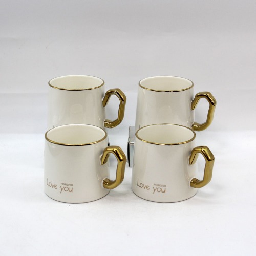 Love You Forever Tea And Kettle Set | Ceramic Pastel Flask Microwave Safe Tea Cups With Kettle Morning Set