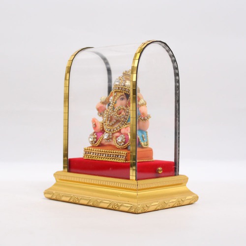 Dagdu Shet Cabinate Ganesha Murti | Ganesha showpiece | Showpieces In Home | Car Dashboard