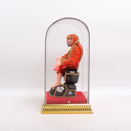 Small Sai Baba Cabinate Murti | Statue For Living Room | showpiece | Showpieces In Home | Car Dashboard