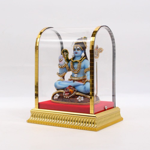 Shankar Mahadev Cabinet Murti | Suitable for Home Temple and Home Decor Hall and Living Room