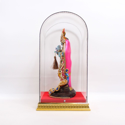 Radha Krishna With Peacock Cabinet Murti | Statue For Living Room | showpiece | Showpieces In Home | Car Dashboard