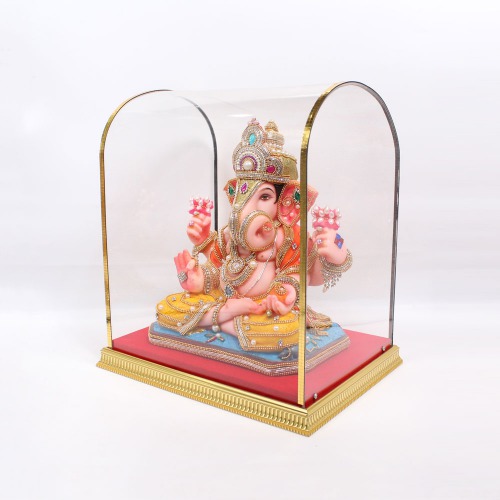 Dagdu Shet Big Size Cabinet Murti | Statue for Living Room | Ganesha showpiece | showpieces in Home