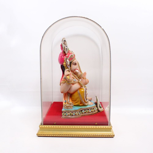 Stone Work Feta Cabinet Ganapti Murti | Ganesha Idols For Home Decor | Ganesha Idol | Ganesha ji ki Murti