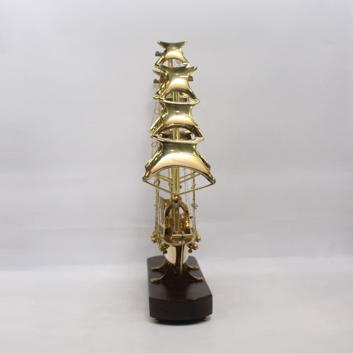 Brass Ship with Wooden Base| Showpiece For Home & Office Decor Big Size | Ship Model Boat Showpiece