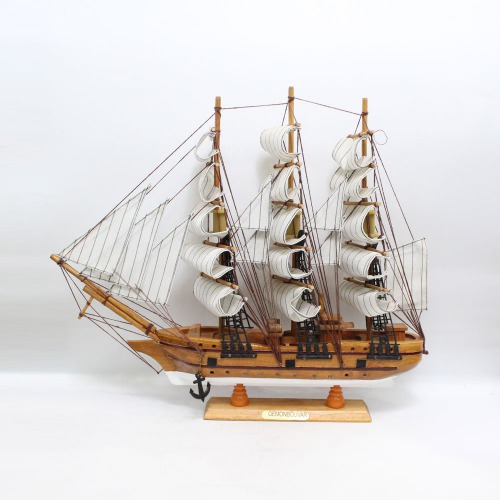 Home Decorative Wooden Sailing Ship Nautical Showpiece | Best Showpiece for Office and Home Decor