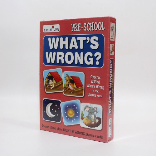 Creative's What's Wrong Card Game (Multi-Color, 48 Pieces) | Activity Games | Board Games | Kids Games | Games