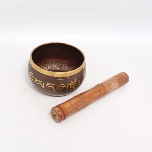 Singing Bowl Tibetan Buddhist Prayer Instrument With Striker Stick | Meditation Bowl | Music Therapy