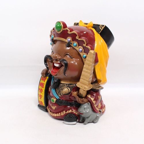 Baby Monk Piggy Bank Showpiece | Child Monk Laughing Baby Buddha Statue Showpiece Figurine