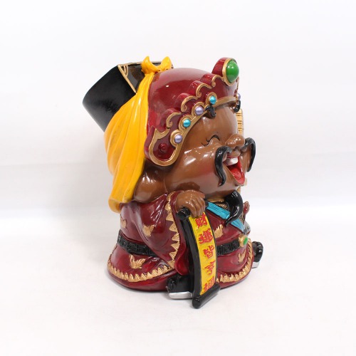 Baby Monk Piggy Bank Showpiece | Child Monk Laughing Baby Buddha Statue Showpiece Figurine