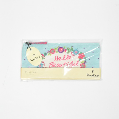 Pinaken Hello Sunshine Printed pencil Pouch For Women and Girls