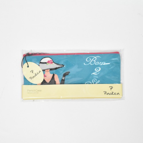 Pinaken Born to Shop Printed pencil Pouch For Women and Girls