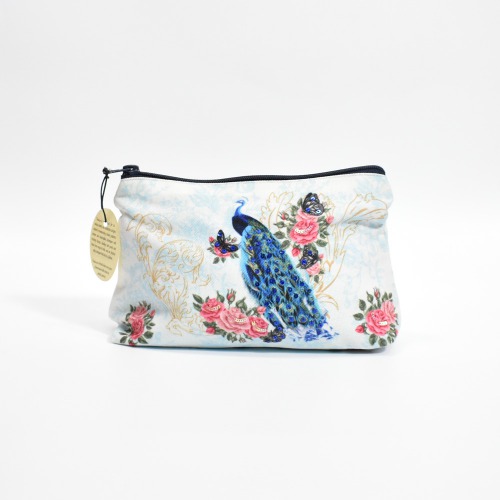 Pinaken Peacock Cosmetic Bag For Women and Girls