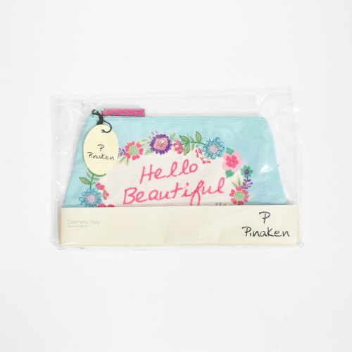 Pinaken Hello Sunshine Cosmetic Bag For Women and Girls