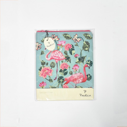Pinaken Tropical Flamingo Tablet/ iPad Bags For Women and Girls