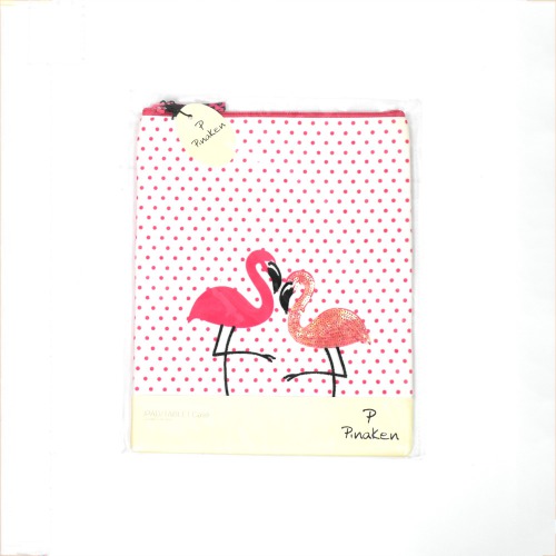 Pinaken Flamingo Blush Tablet/ iPad Bags For Women and Girls