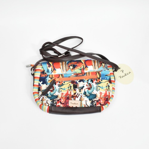 Pinaken Varli Printed Messenger Bag