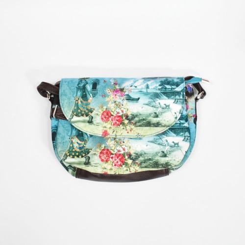 Pinaken Floral Printed Messenger Bag