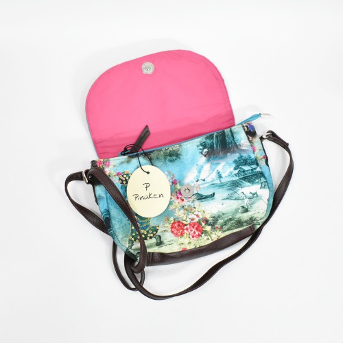 Pinaken Floral Printed Messenger Bag