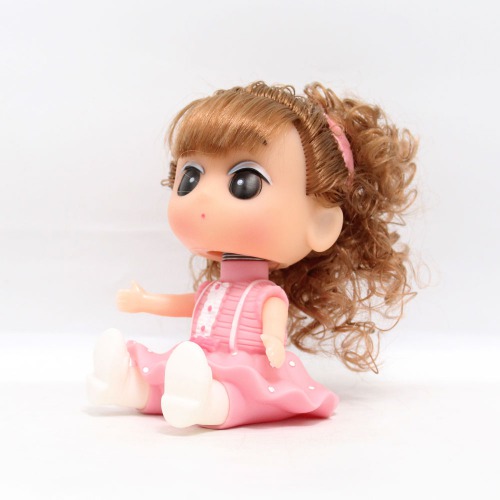 Baby Girl Doll Shaped Money Saving Bank Toy for Kids | Pink Red | Showpiece | Decor | Kids | Piggy Bank