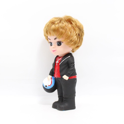 Short Hair Boy Doll Money Saving Bank Toy for Kids | Black | Showpiece | Decor | Kids | Piggy Bank