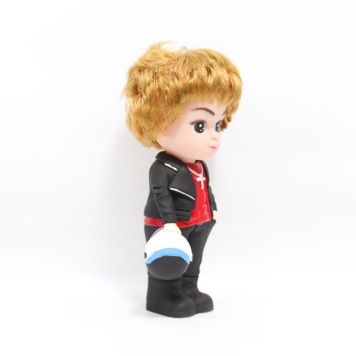 Short Hair Boy Doll Money Saving Bank Toy for Kids | Black | Showpiece | Decor | Kids | Piggy Bank