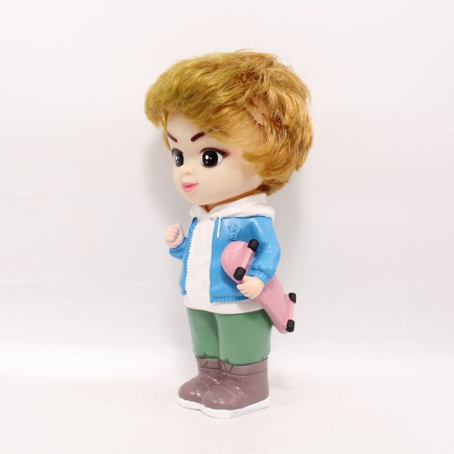 Short Hair Boy With Sakteboard Doll Money Saving Bank Toy for Kids |  Showpiece | Decor | Kids | Piggy Bank