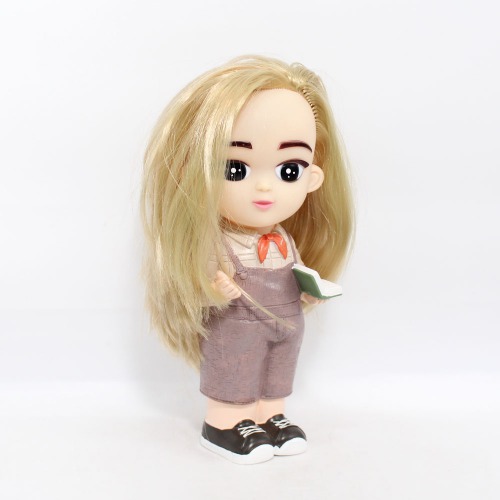 Long Hair Girl With Book Doll Money Saving Bank Toy for Kids | Showpiece | Decor | Kids | Piggy Bank