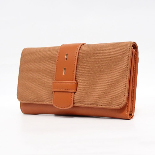 Small Vertical Wallet Light Caramel Pecan | Wallet For Women and Girls