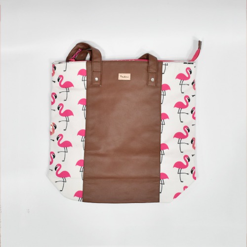 Pinaken Women and Girls Canvas Tote Bag With PU Handle