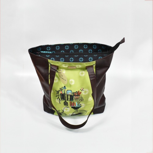 Brain Bridge Cycle Canvas Shoulder Bag For Women