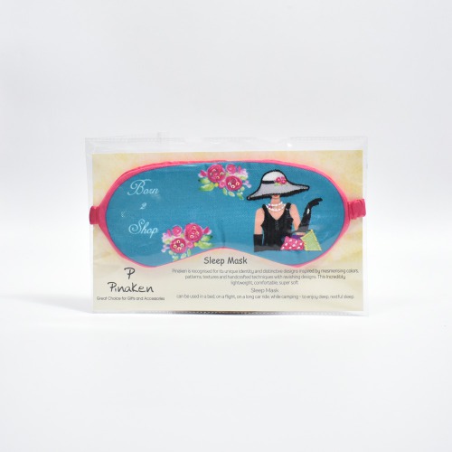 Pinaken Born To Shop Fabric Eye Mask| Sleep Eye Mask