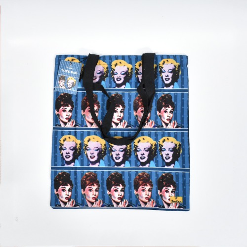 Pinaken Andy Warhol Marilyn Canvas Tote Bag For Women and Girls